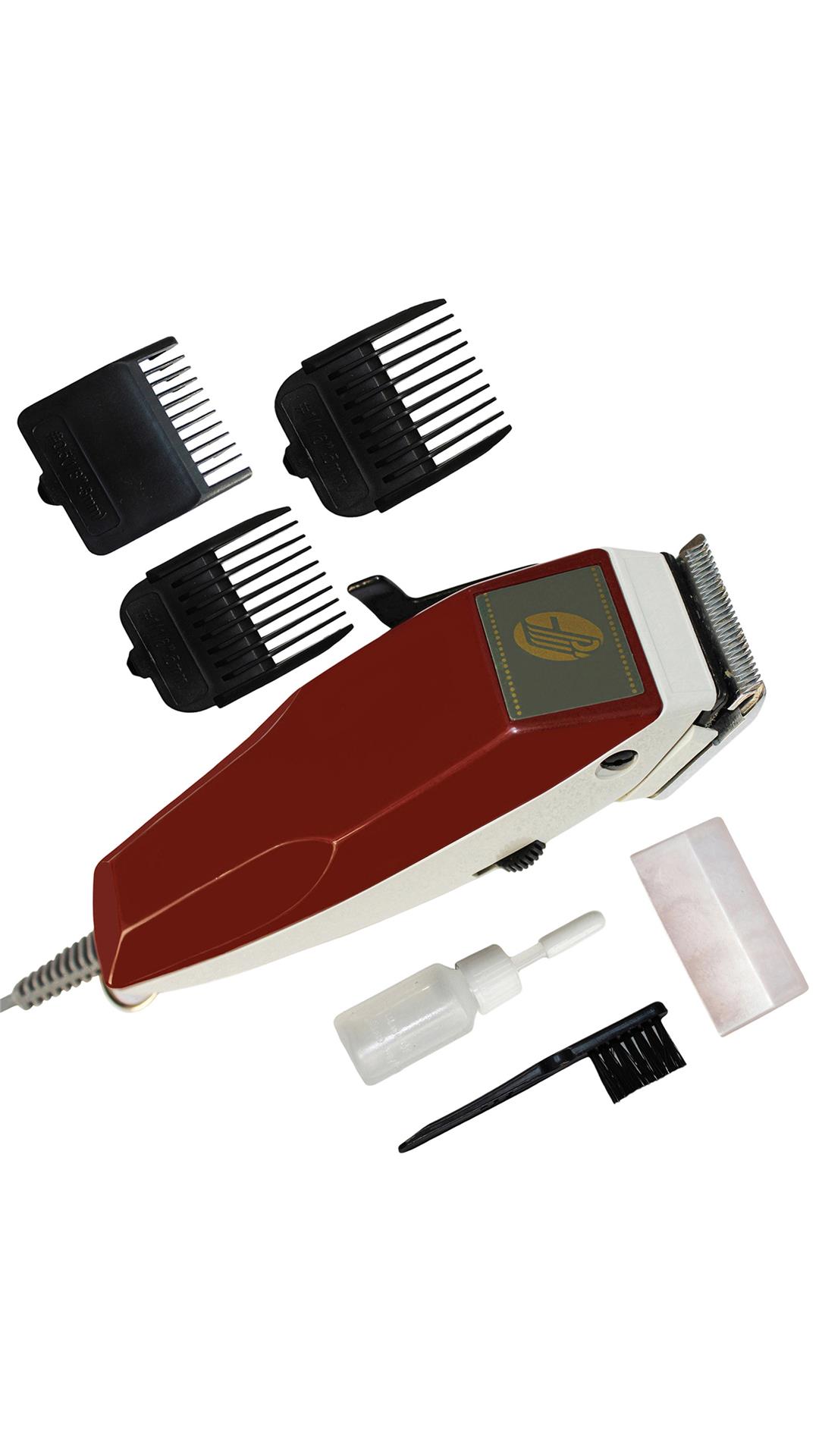 Vertical9 Heavy Duty 666 Electric Salon Trimmer for Men (Maroon)