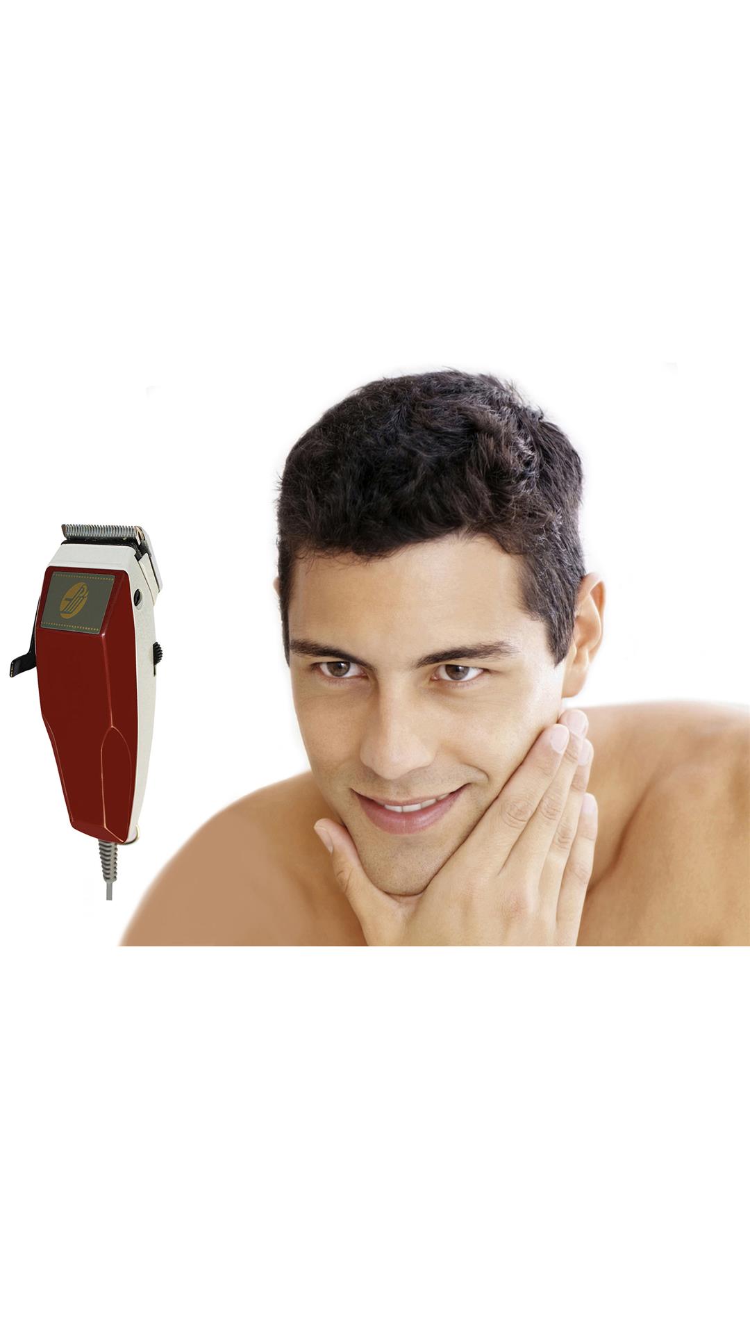 Vertical9 Heavy Duty 666 Electric Salon Trimmer for Men (Maroon)