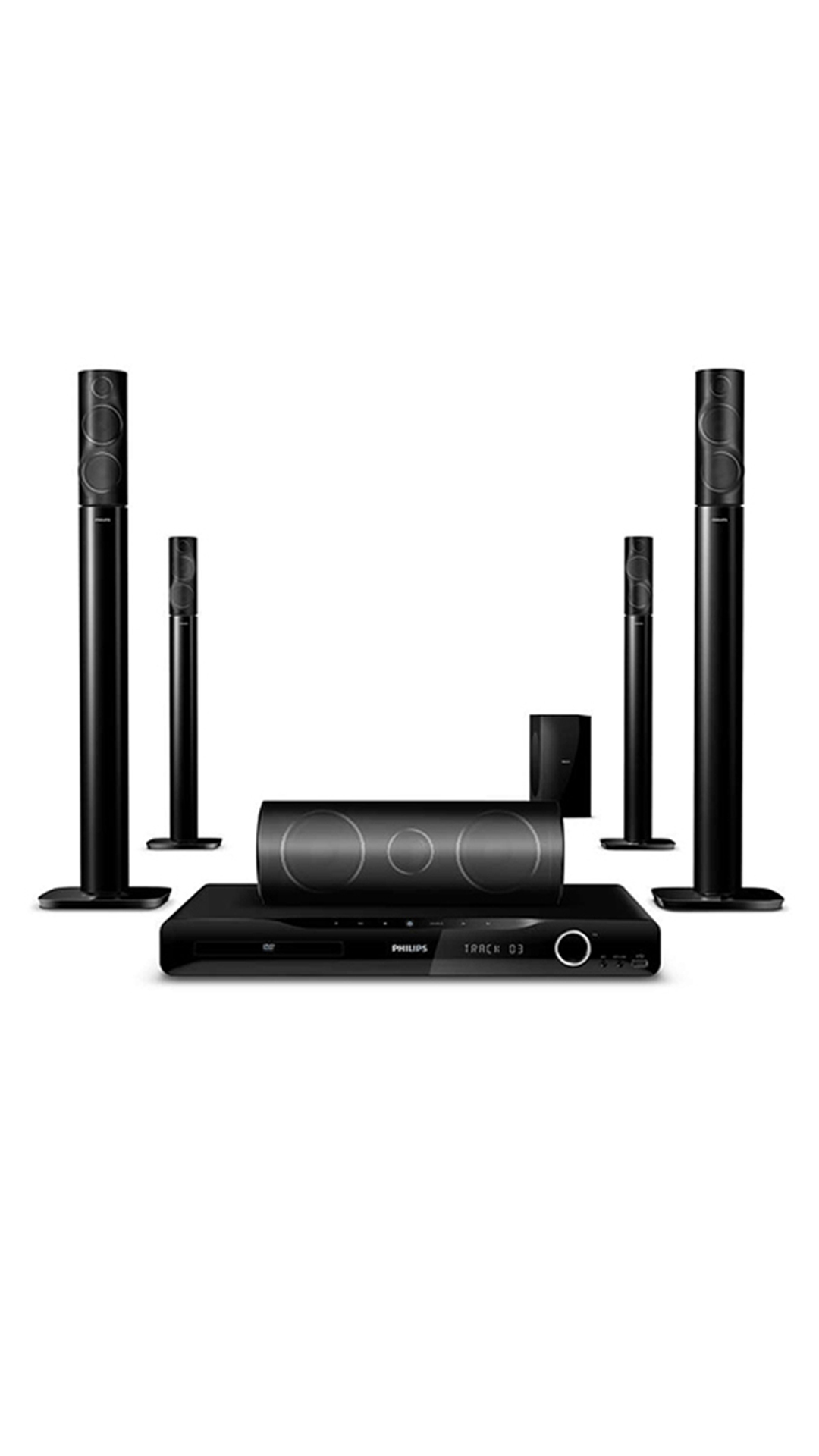 Buy Philips HTD555094 DVD Player Home Theatre System (5.1 Channel