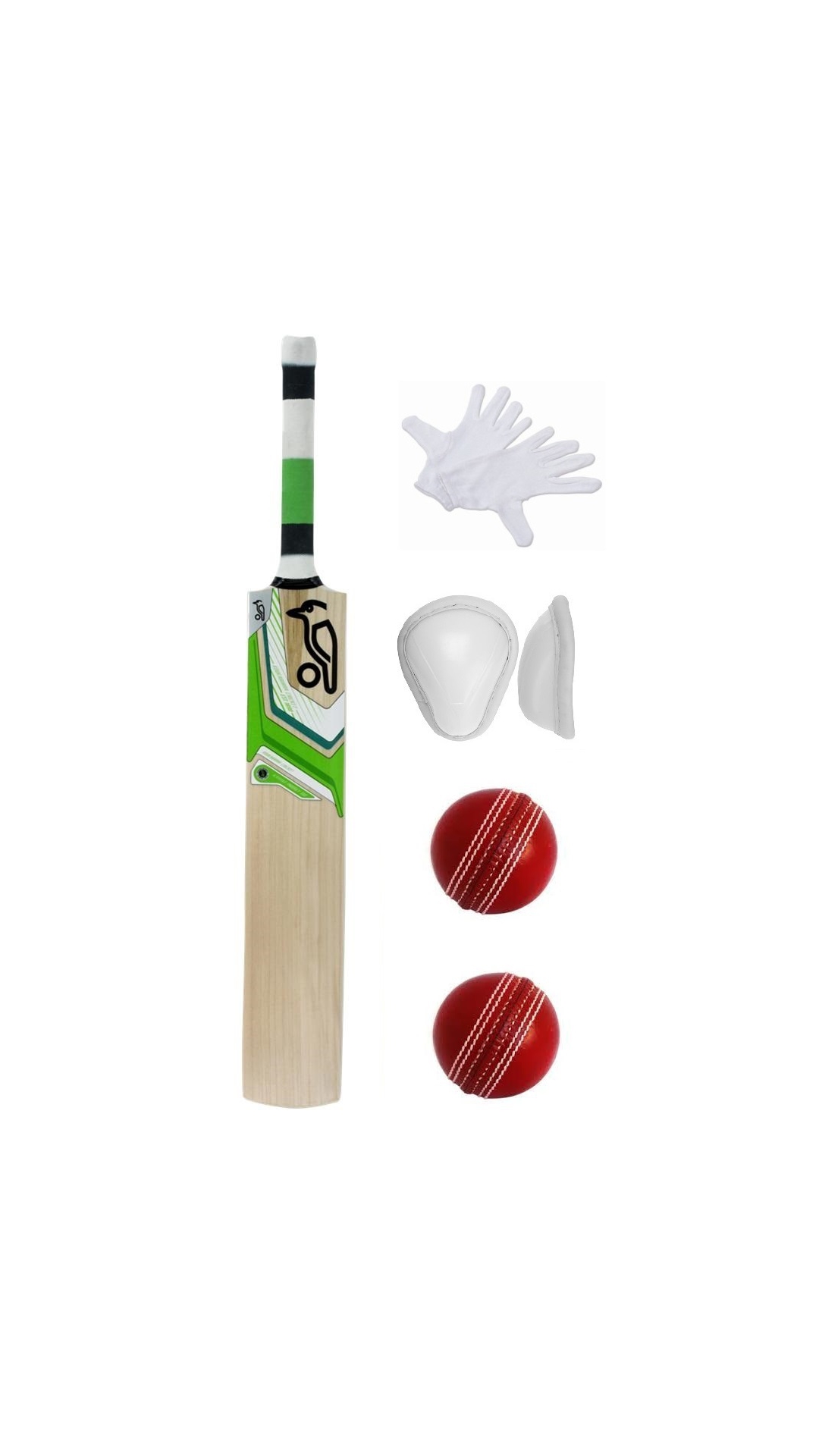 Combo of Kookabrra (Replica) Kashmir Willow Cricket Bat - Full Size