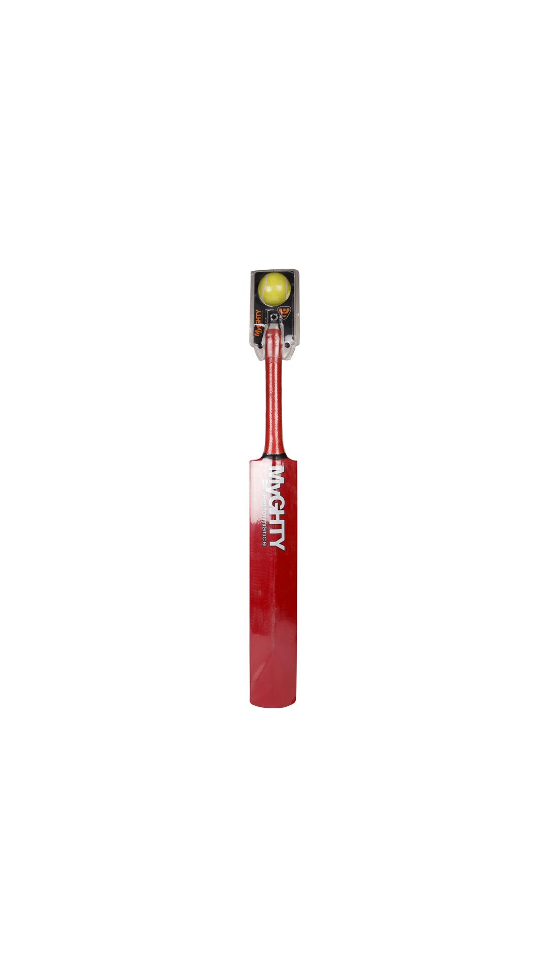 Myghty Performance Metallic Red Bat & Ball