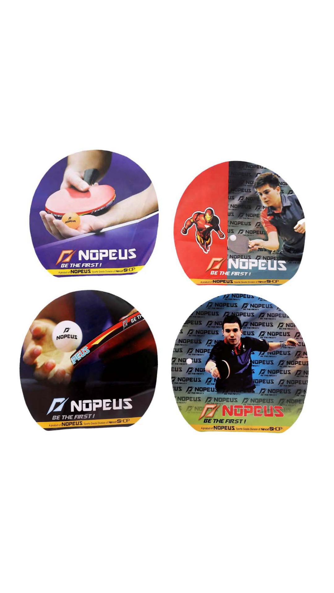 NOPEUS BOUNCE ORANGE TABLE TENNIS RACKET