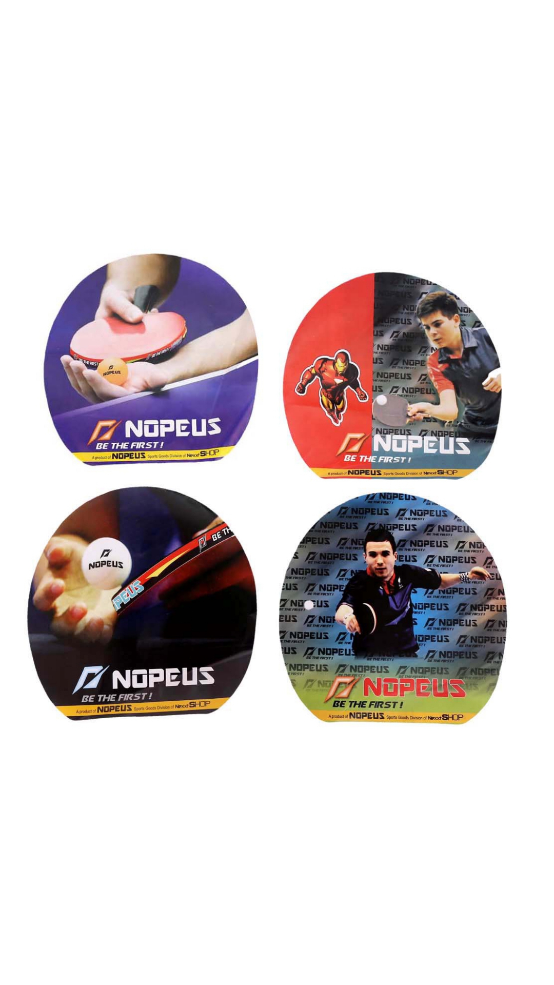 NOPEUS COMBO DRIVE OROR TABLE TENNIS RACKET & 3 BALLS