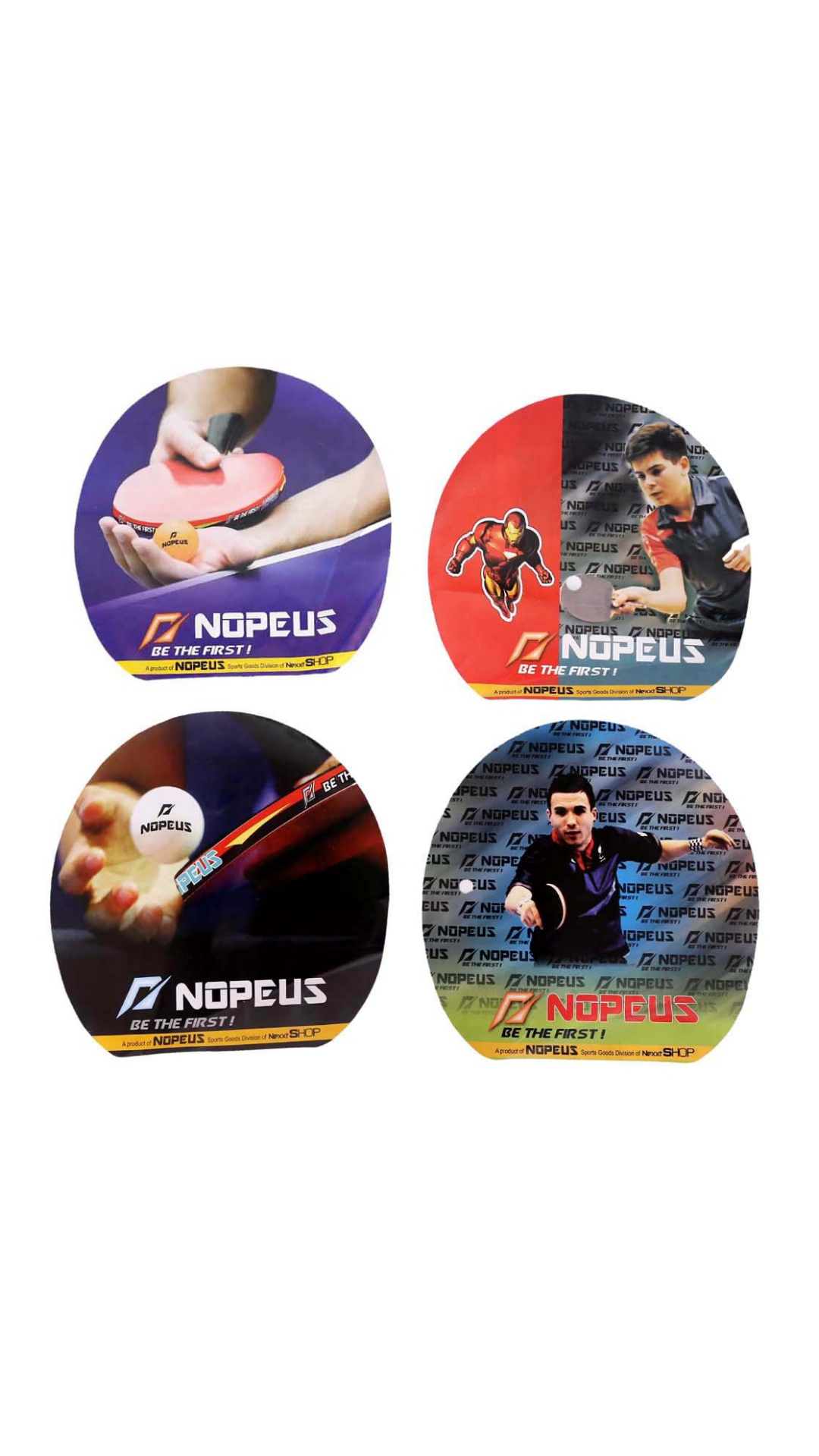 NOPEUS TOP SMASH GREEN TABLE TENNIS RACKET