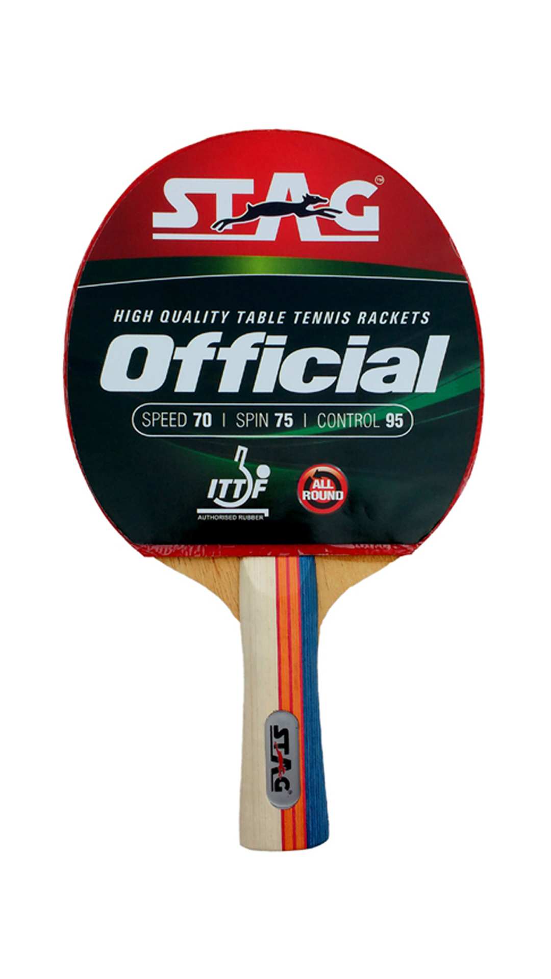 Stag Official Table Tennis Racquet (Weight - 84 g) 