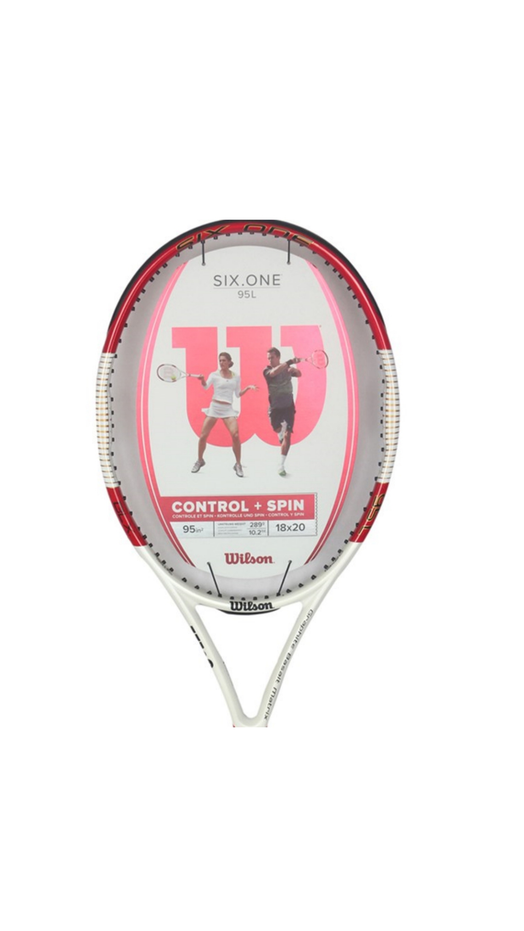 Wilson WRT7204103  SIX ONE 95L 18 20 TNS FRM 3