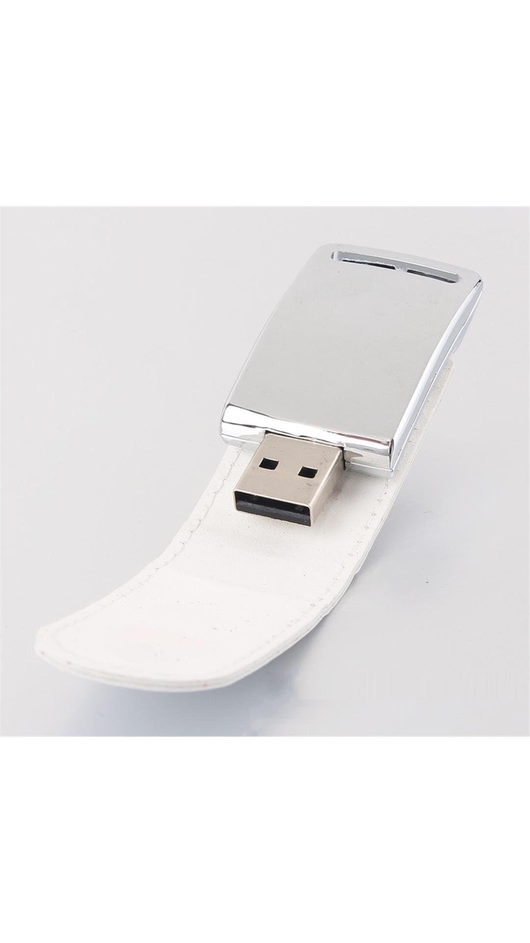 eShop Portable Leather Metal Memory Stick USB Flash 16 GB Pen Drive