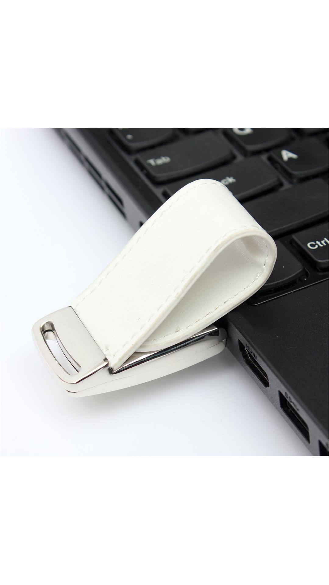 eShop Portable Leather Metal Memory Stick USB Flash 16 GB Pen Drive