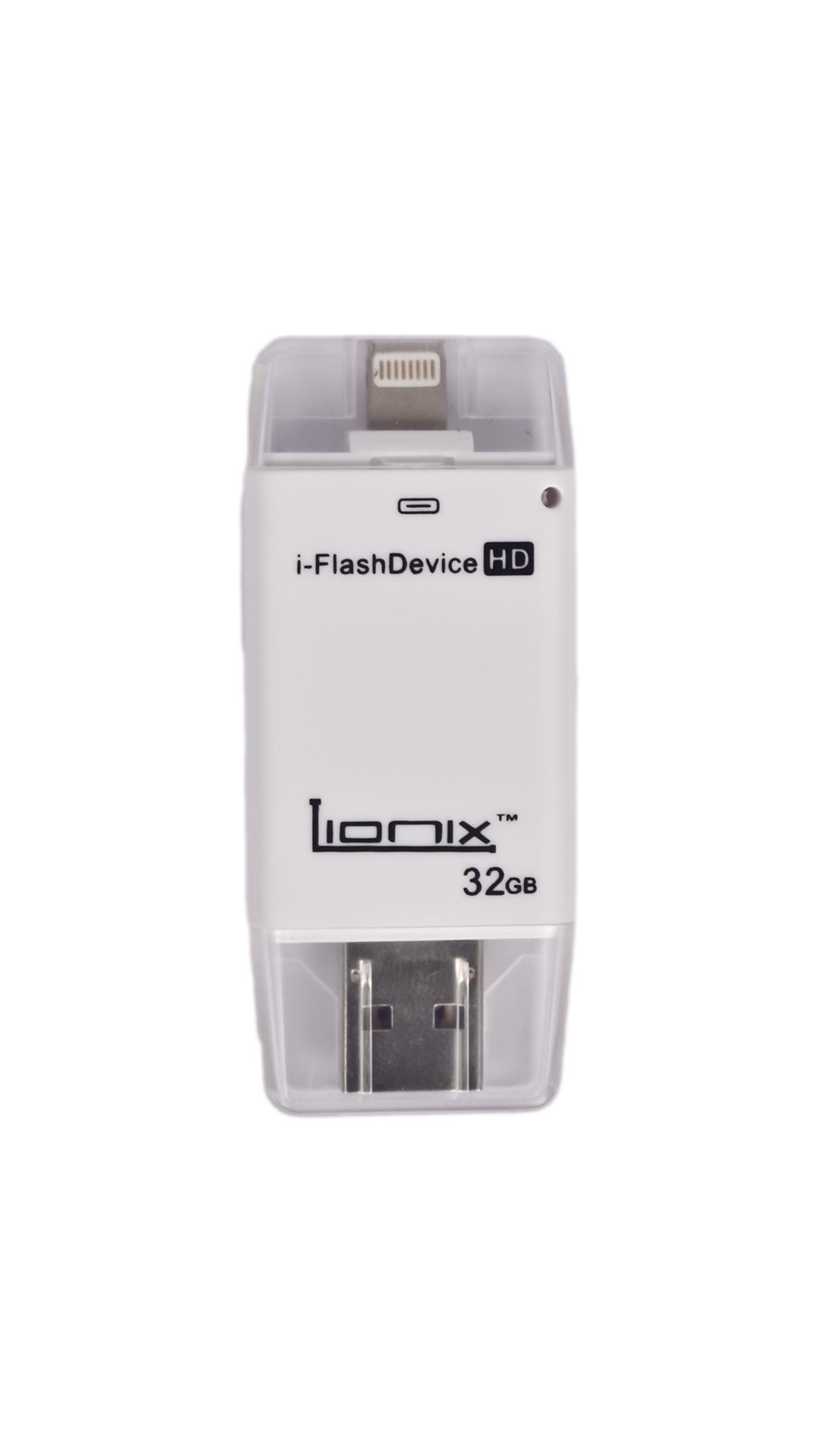 Lionix Iflash Drive with 64 gb Memory For iPhone 5/5S and  6/6S
