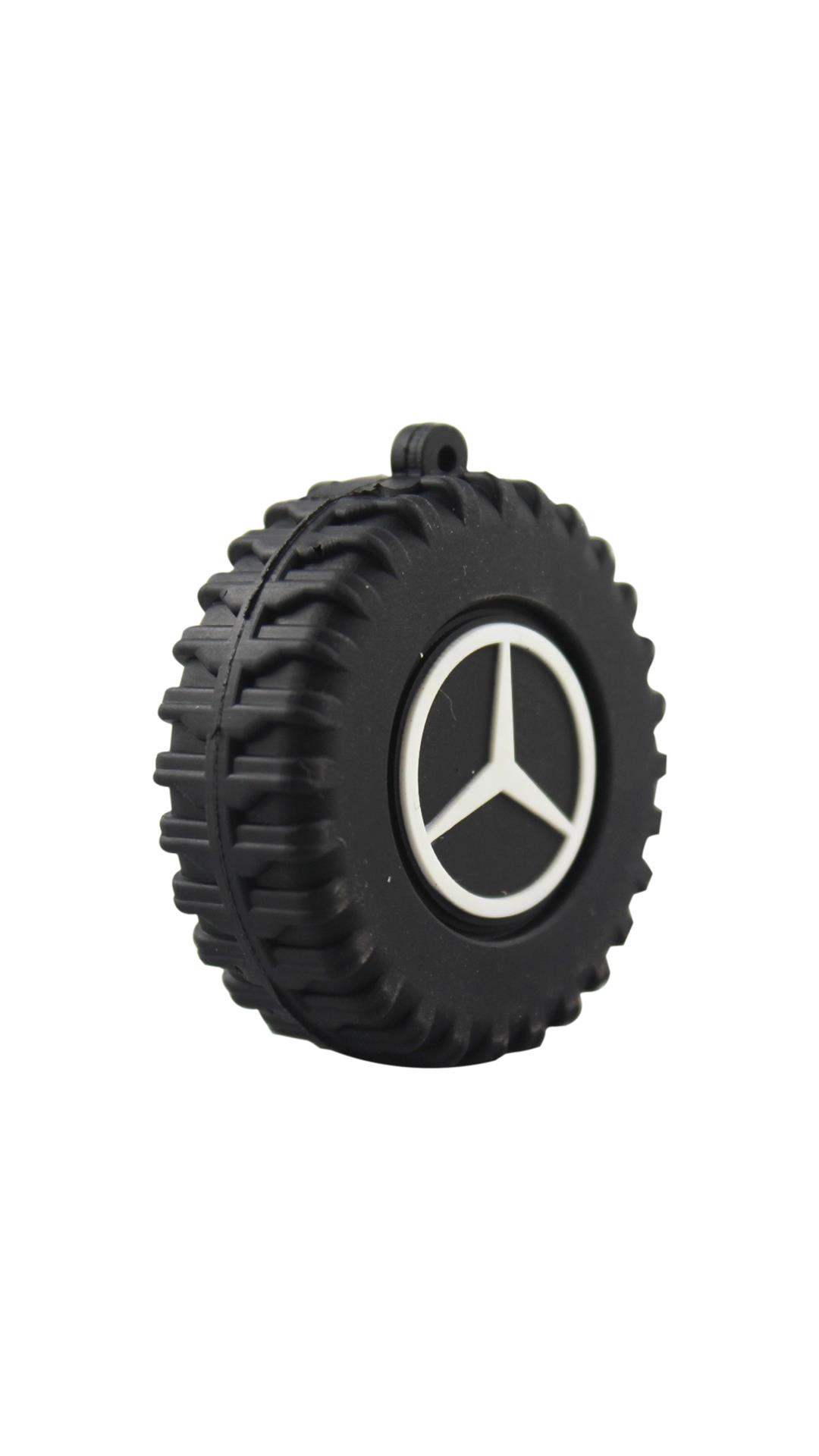 Shopizone Mercedes Wheel USB 2.0 32 GB Designer Pen Drive