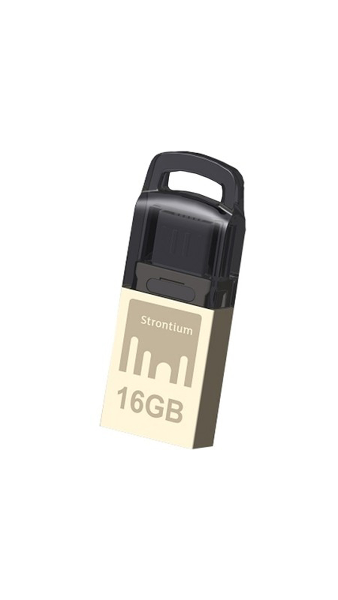 Strontium Nitro 8 GB OTG Pen Drive (Gold)
