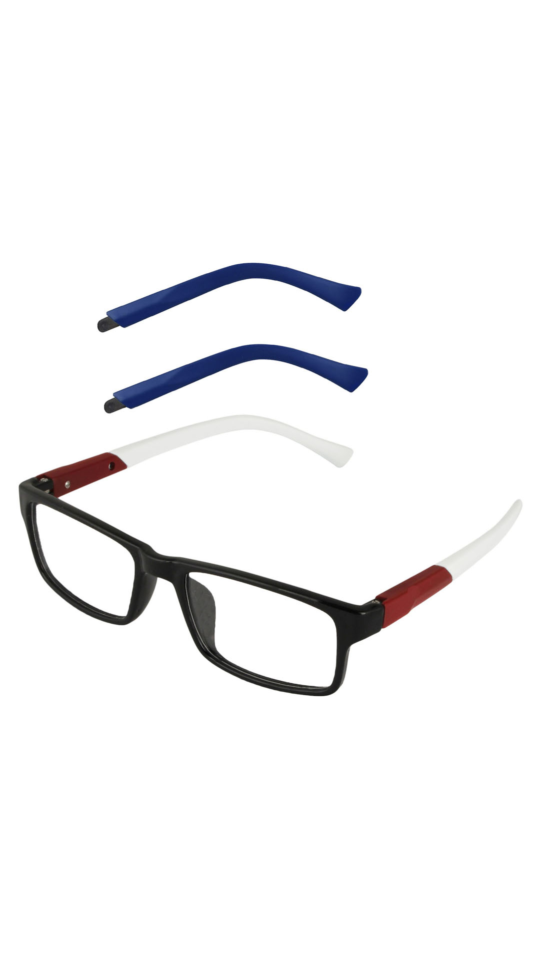 Buy Glaze Iwear Black Square Frames Eyeglasses With 1 ...