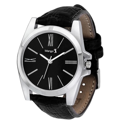 Mango People Black Analog Watch
