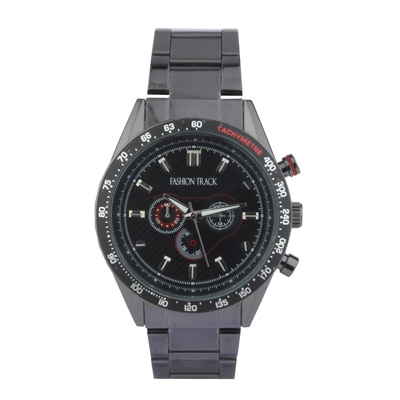 Optima Black Analog Watch