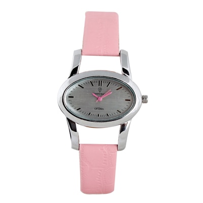 Optima Pink Analog Watch