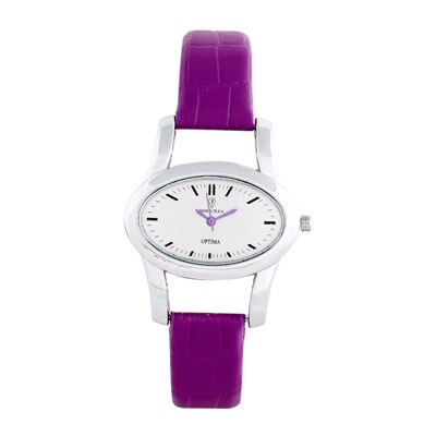 Optima Purple Analog Watch