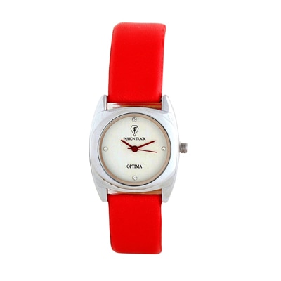 Optima Red Analog Watch