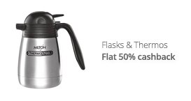 Flasks & Thermos - flat 50% CB