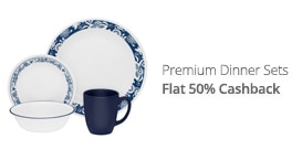 premium Dinner Sets - flat 50% CB