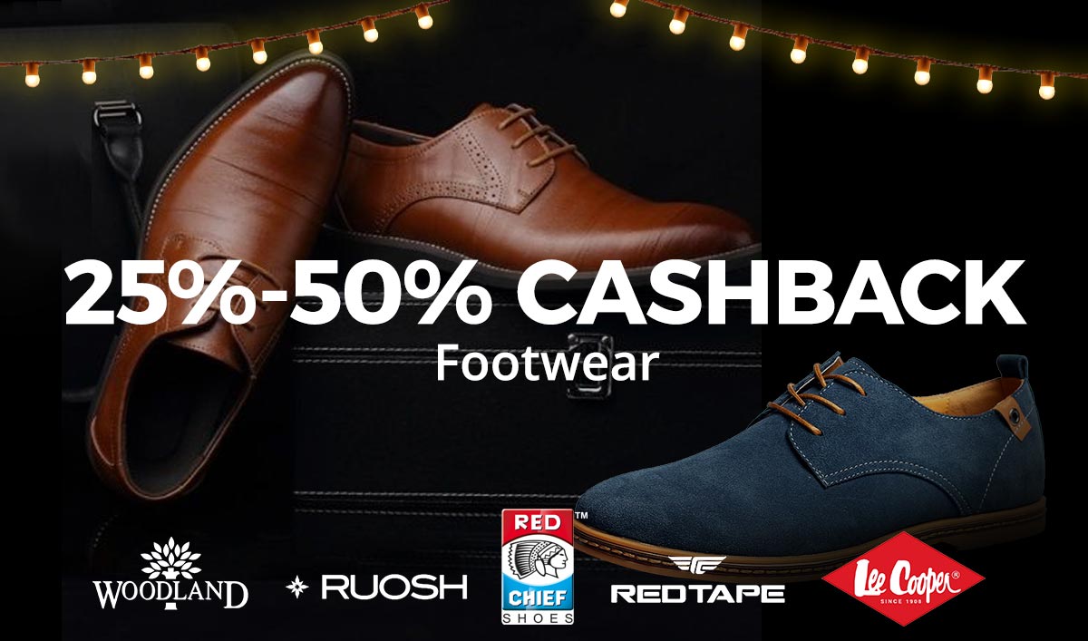Paytm - Action Footwear 50% Cashback From